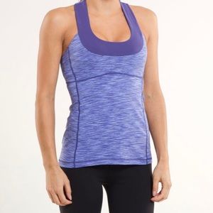 Lululemon Scoop Neck Tank 6 GUC Royalty Space Dye